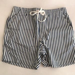 Men’s J. Crew striped shorts